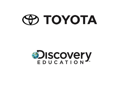Discovery Education and Toyota Logos