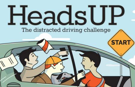 Heads UP - The game of driving distracted